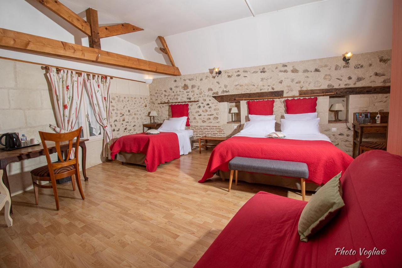 Logis Auberge Le Colombien - Hotel Et Restaurant Villandry Kültér fotó
